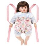 Pink Rose Baby Carrier for Reborn Dolls