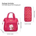 HappyVk Baby Doll Diaper Bag with Cat Design