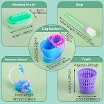 Mini Dollhouse Cleaning Supplies Set – 18 Pieces