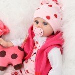 Lifelike 22 Inch Reborn Baby Doll with Feeding Kit