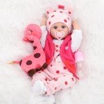 Lifelike 22 Inch Reborn Baby Doll with Feeding Kit