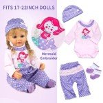 Reborn Baby Girl Doll Clothes & Backpack Set