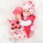Lifelike 22 Inch Reborn Baby Doll with Feeding Kit