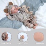 17-Inch Realistic Reborn Baby Girl Doll with Kit