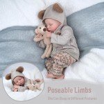 17-Inch Realistic Reborn Baby Girl Doll with Kit