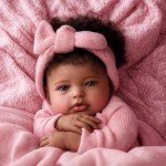 20-Inch Realistic Black Girl Reborn Doll Set