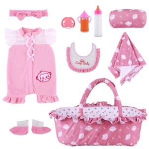 10-Piece Reborn Doll Clothing & Accessories Set
