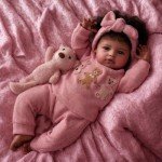 20-Inch Realistic Black Girl Reborn Doll Set