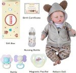17-Inch Realistic Reborn Baby Girl Doll with Kit