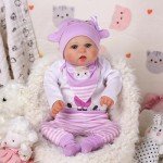5-Piece Outfit Set for 17-22 Inch Reborn Dolls