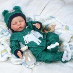Realistic 17 Inch Reborn Baby Boy Doll with Kit