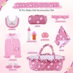 10-Piece Reborn Doll Clothing & Accessories Set