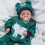 Realistic 17 Inch Reborn Baby Boy Doll with Kit