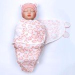 2-Piece Swaddle Blanket & Hat for Reborn Dolls
