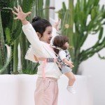 GAGAKU Pink Doll Carrier with Daisies