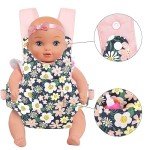 GAGAKU Pink Doll Carrier with Daisies