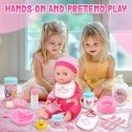 20-Piece Baby Doll Feeding & Caring Accessory Set
