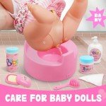 20-Piece Baby Doll Feeding & Caring Accessory Set
