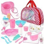22-Piece Baby Doll Accessories Set with Case