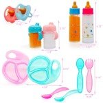 Reborn Doll Accessories Feeding Playset (12pcs)