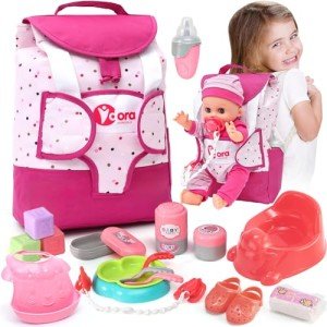 Baby Doll Care Accessories Playset for Kids