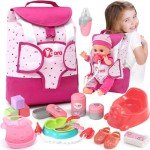 Baby Doll Care Accessories Playset for Kids