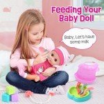 Baby Doll Care Accessories Playset for Kids