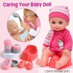 Baby Doll Care Accessories Playset for Kids