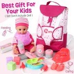 Baby Doll Care Accessories Playset for Kids