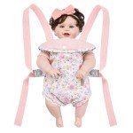 GAGAKU Pink Baby Doll Carrier Backpack Set