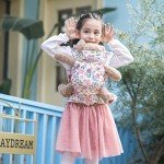 Pink Plum Reborn Doll Carrier for Girls