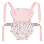 GAGAKU Pink Baby Doll Carrier Backpack Set