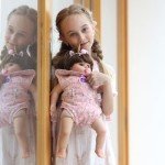 Pink Doll Carrier for Reborn Babies and Kids