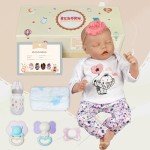 17-Inch Realistic Reborn Baby Doll with Accessories
