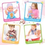 30-Piece Baby Doll Bath & Doctor Play Set