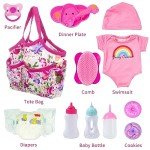 13-Piece Baby Doll Feeding and Care Set