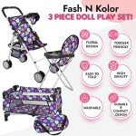 3-Piece Baby Doll Accessory Play Set