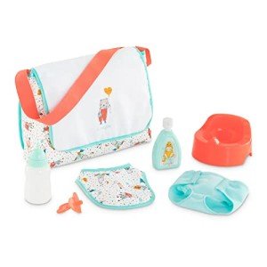 Corolle Baby Doll Changing Bag with Accessories Set