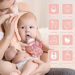 Soft Baby Washcloths and Burp Cloths, 6 Pack