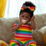 Lifelike Black Reborn Baby Doll – 22 Inches