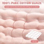 Soft Baby Washcloths and Burp Cloths, 6 Pack