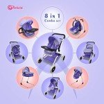 Anivia 2-in-1 Doll Bed and Swing Set