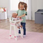 Wooden High Chair for 18-Inch Reborn Dolls