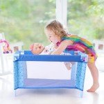 BABESIDE Foldable Doll Crib with Storage Bag