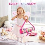 JIZHI Foldable Doll Playpen with Storage Bag