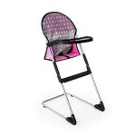 Bayer Doll High Chair and Crib Set - Pink Dots