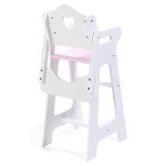 Wooden High Chair for 18-Inch Reborn Dolls