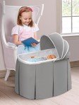Cuddles Doll Bassinet with Canopy for 18-Inch Dolls