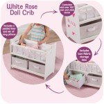 Wooden Doll Bed Set for 18-Inch Dolls
