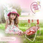 Baby Doll Furniture & Accessories Set - Floral